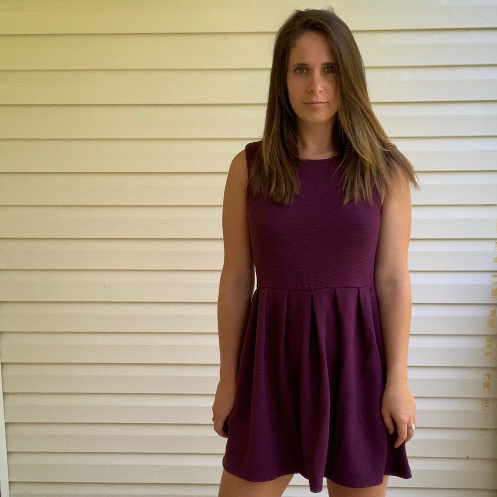 Purple dress